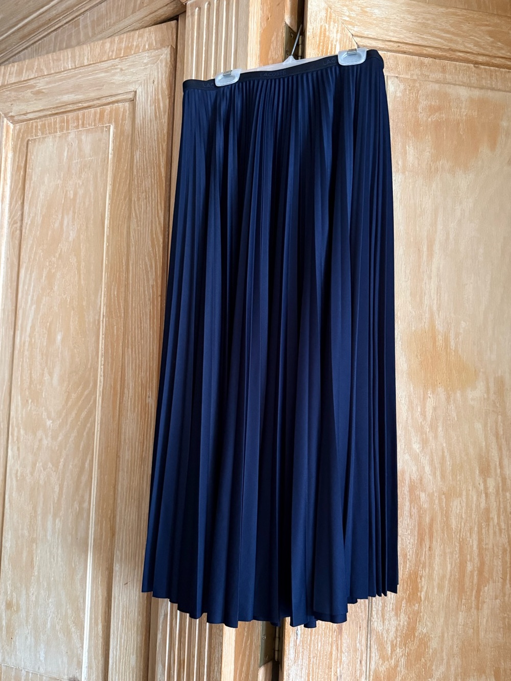 Lacoste Pleated Maxi/Midi Skirt S